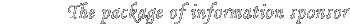 The package of information sponsor